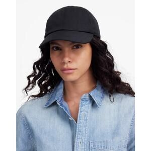 Madewell Women's Canvas Classic Baseball Hat True Black One Size NWOT